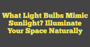 are there light bulbs that mimic sunlight for plants